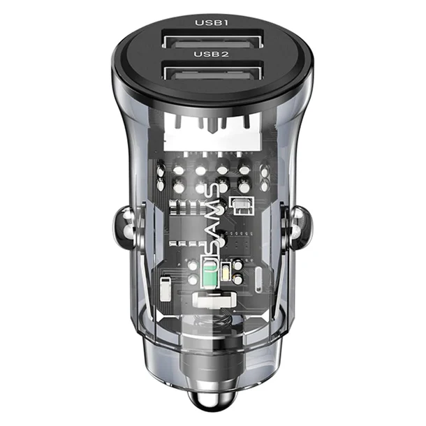 Earldom ClearCharge – Karikues Makine Transparent 3.4A për iPhone - Figura 2