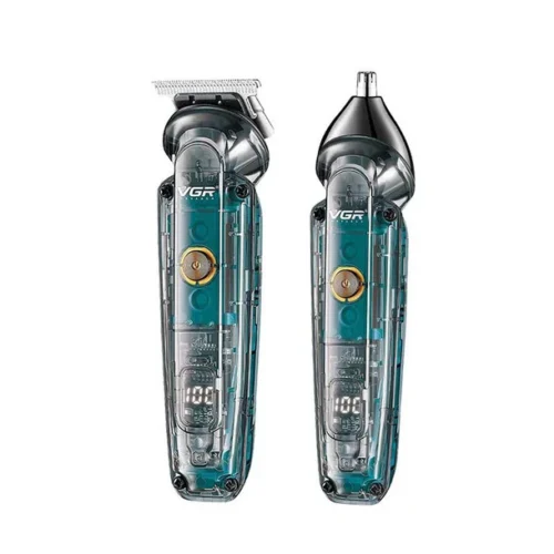VGR V-949 DualShave Pro – Makinë Rroje 2n1 për Mjekër, Flokë dhe Konturim