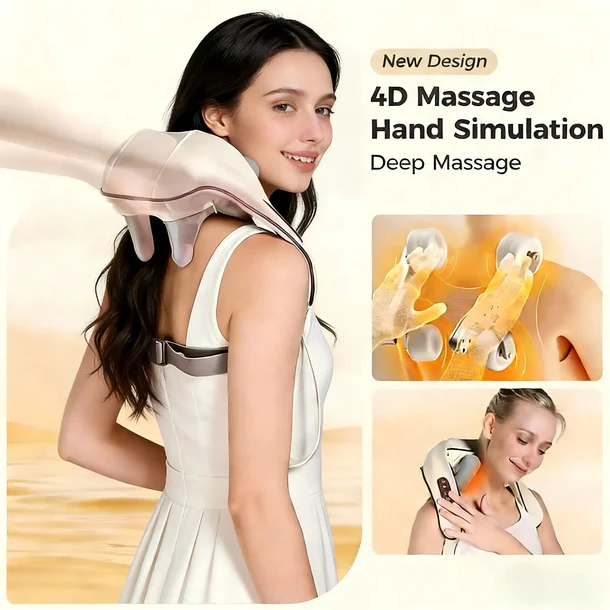 Masazhues Multifunksional CHM-005 10W Shiatsu Deep Tissue me Ngrohje - Figura 3