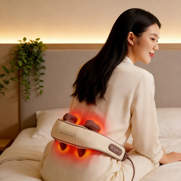 Masazhues Multifunksional CHM-005 10W Shiatsu Deep Tissue me Ngrohje - Figura 4
