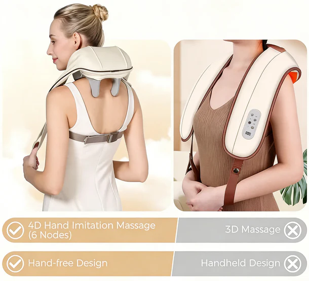 Masazhues Multifunksional CHM-005 10W Shiatsu Deep Tissue me Ngrohje - Figura 2