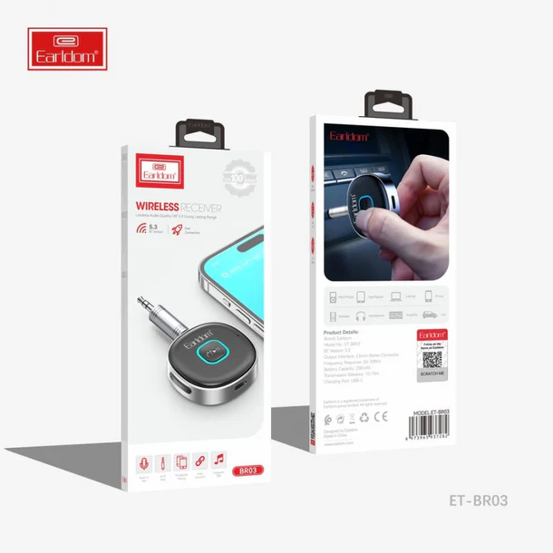 Transmetues Aux ne bluetooth Earldom BR03 - Figura 2