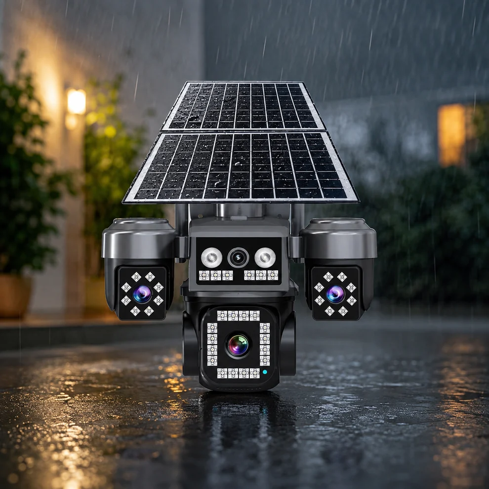 Kamerë solare 4G me 4 lente dhe 2 panele - Figura 3