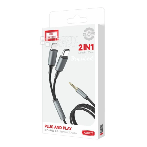 Kabllo Audio 2-n-1 Earldom AUX71 - Figura 3