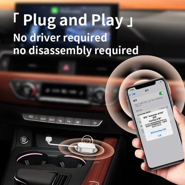 Adapter Earldom CP03 wireless CarPlay & AndroidAuto - Figura 5