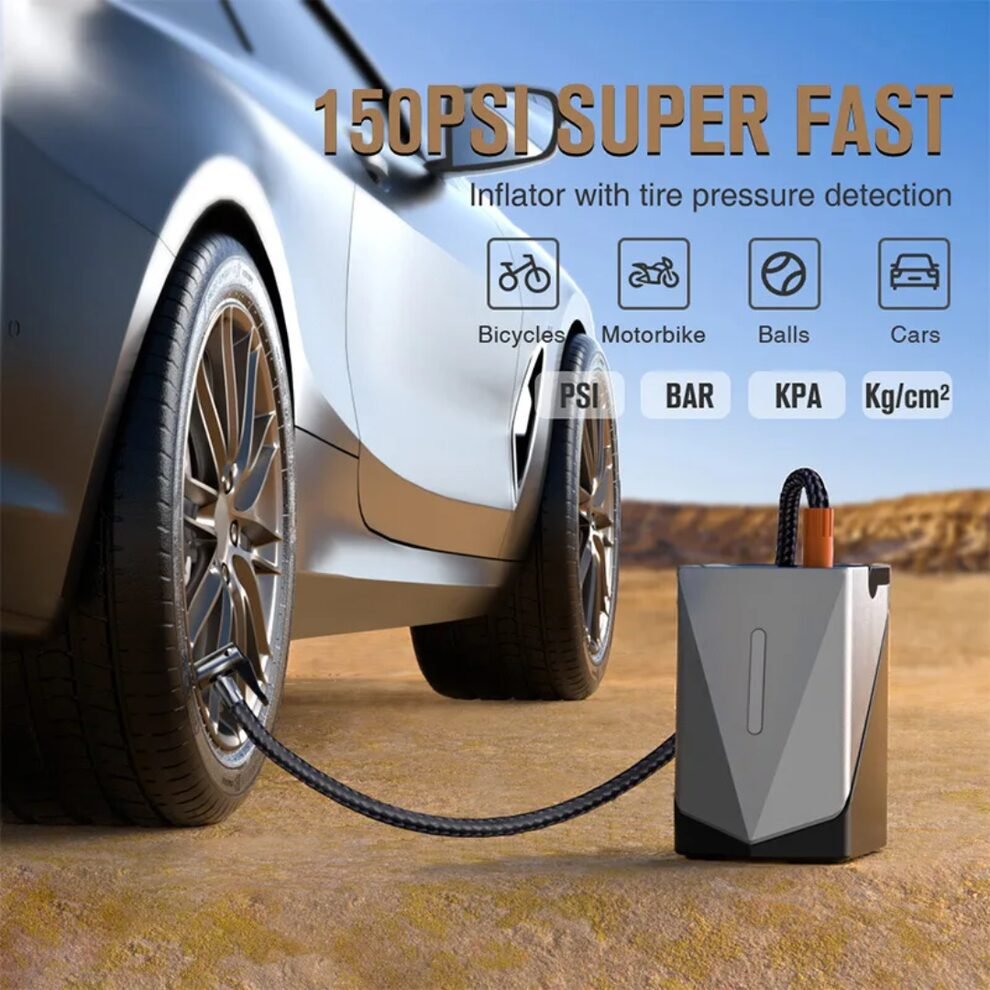 Jump Starter 4 në 1 me Pompë Ajri, 12000mAh - Figura 4