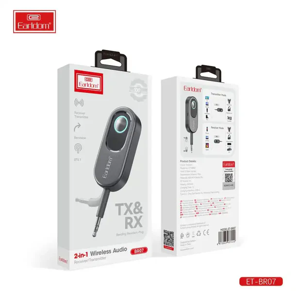Transmetues dhe Marrës Bluetooth 2 në 1 Earldom BR07 - Figura 3