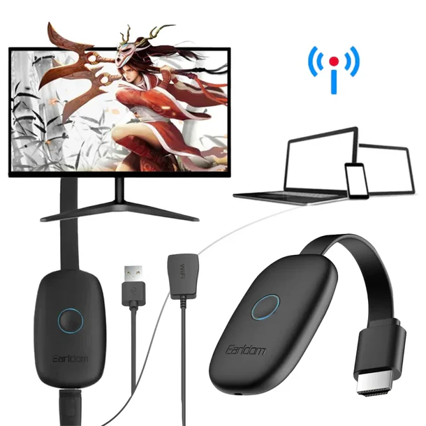 Adapter TV Cast Full HD Earldom W3+ - Figura 3