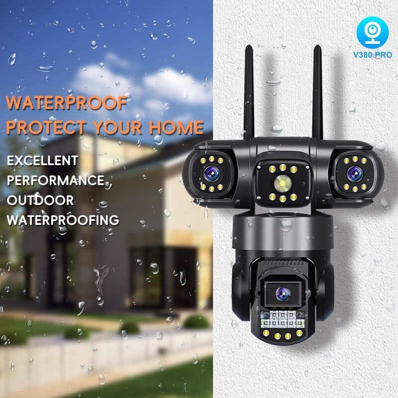 Kamerë WiFi me 3 lente dhe aplikacion V380 Pro - Figura 6