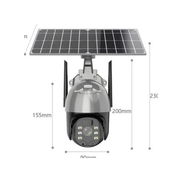 Kamera solare panoramike 360° 2MP, 3G/4G PTZ Q10 - Figura 4
