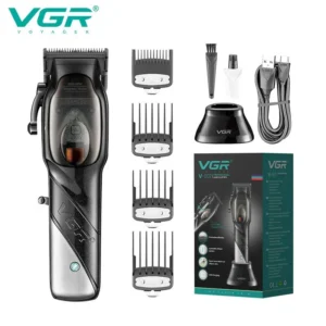 VGR 002 – Makinë Qethjeje & Trimmer Profesional 4‑në‑1