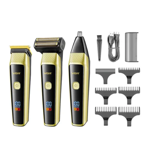 VGR V-366 Grooming Kit – Makinë Rroje 3n1 për Kujdes Personal