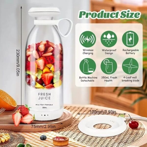 Mini Blender 350ml White - Figura 4