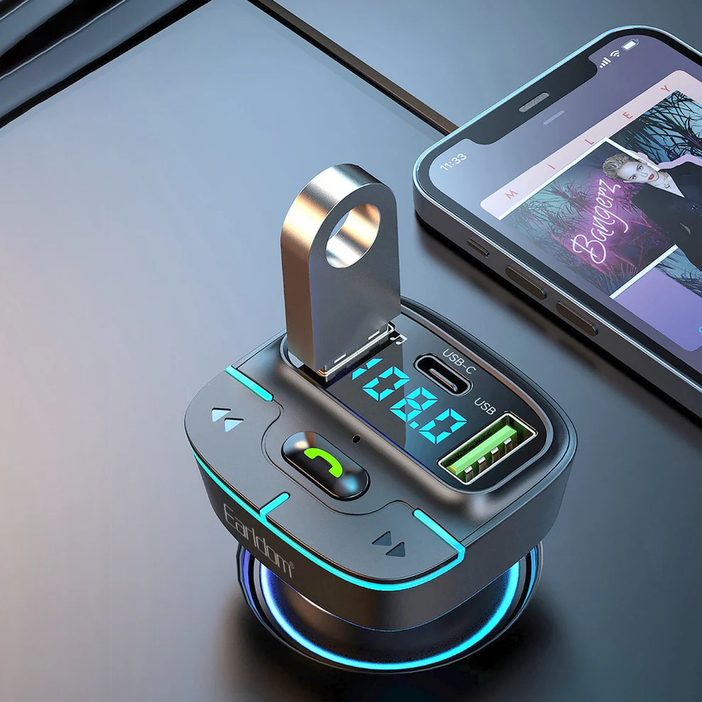 Transmetues Bluetooth FM për Makinë Earldom M101 - Figura 2