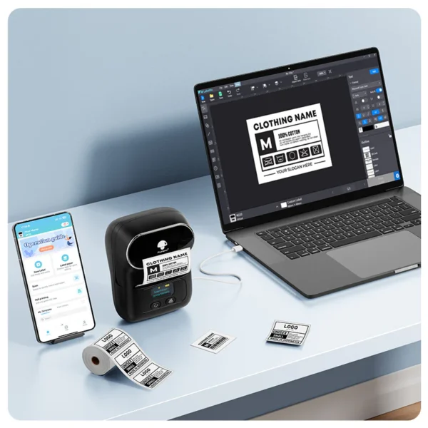 Phomemo M110 Bluetooth Label PRINTER Termal - Figura 4
