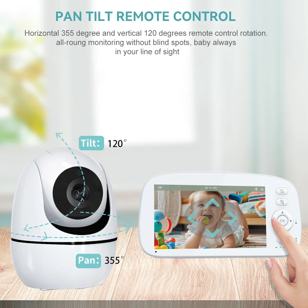 Baby Monitor 5.0 Inch - Figura 2