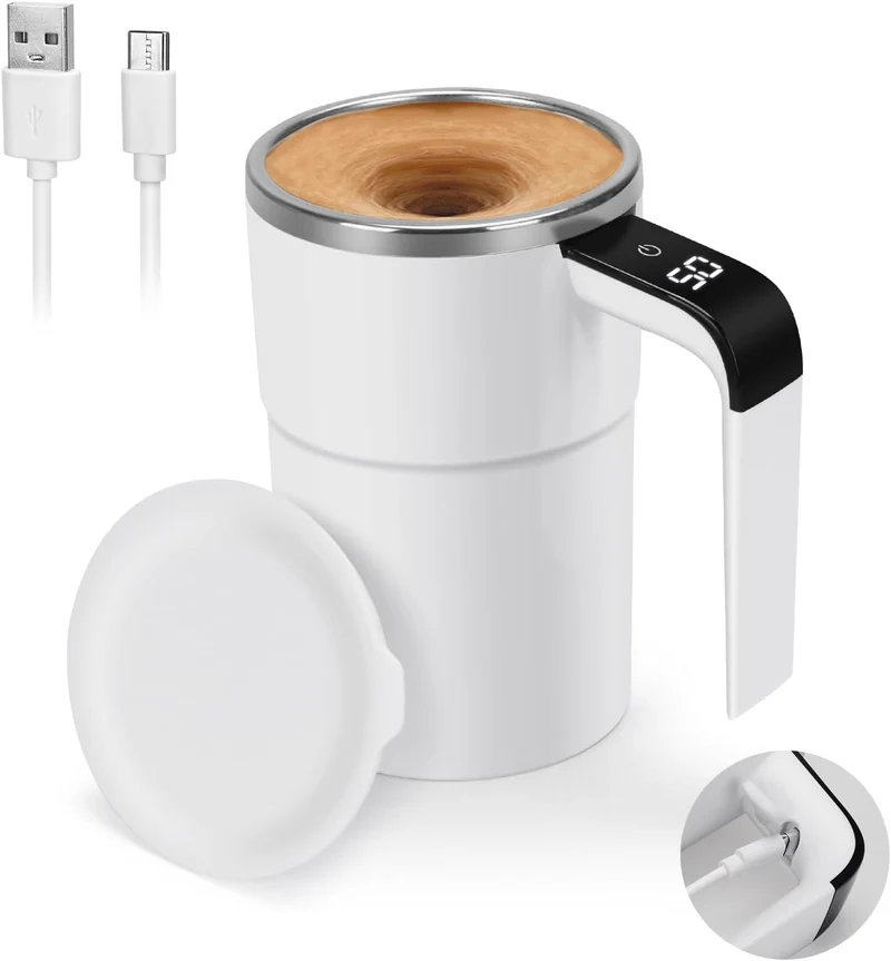 Self Stirring Mug – Gotë Automatike me Përzierje Magnetike