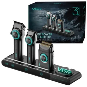 Set VGR Professional 3 në 1: Qethje, Trimmer dhe Rroje