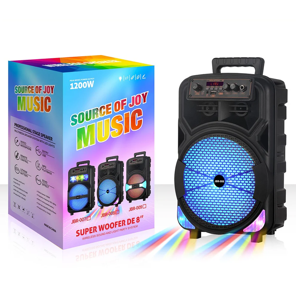 Altoparlant JBR-008 me Bluetooth dhe mikrofon - Figura 2