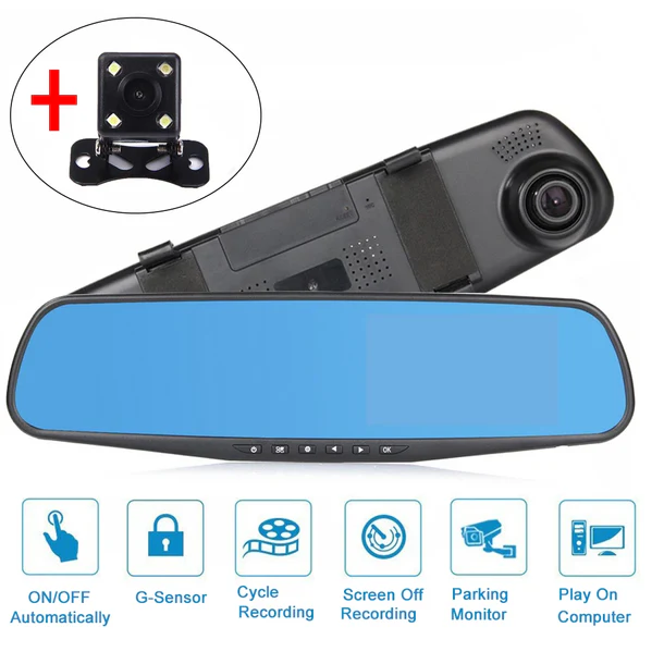 Pasqyrë Kamerë BlackBox DVR për veturë - Figura 2