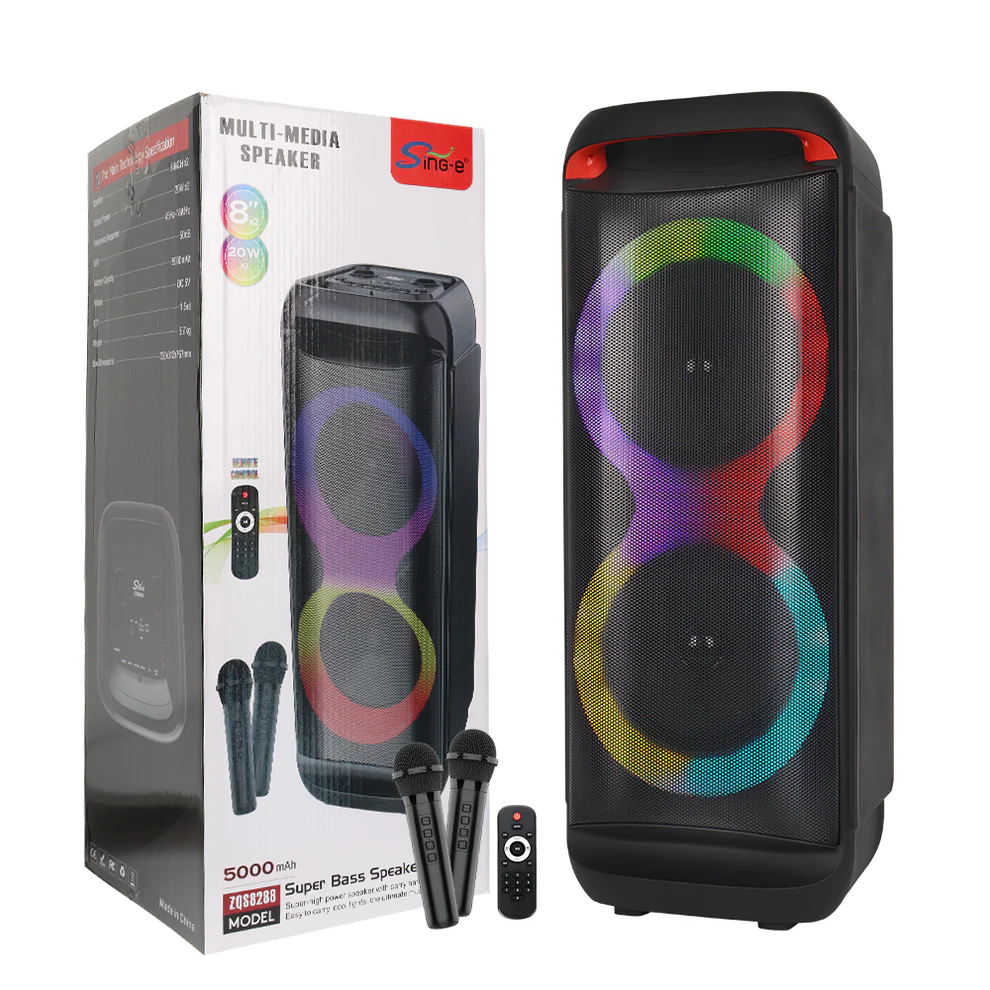 Zmadhues Zëri ZQS8288 40W me Dual 8” Woofer