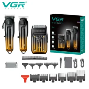 Set VGR V-644 3 në 1 për flokë dhe mjekër