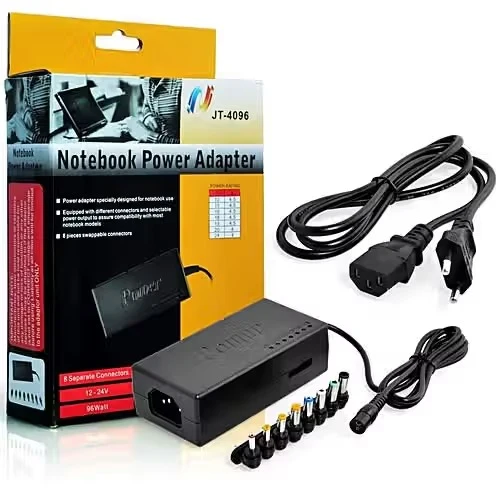 Adapter Universal për Laptop 12V–24V me Konektorë të Shumëfishtë