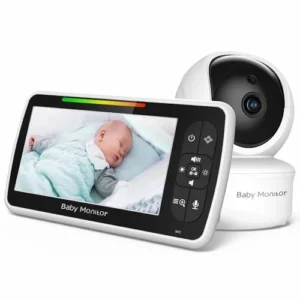 Baby Monitor SM530A me Ekran 5”, Kamerë PTZ dhe Night Vision