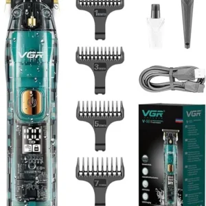 VGR V-961 ClearCut Pro – Trimmer Transparent me Ekran LED dhe IPX7