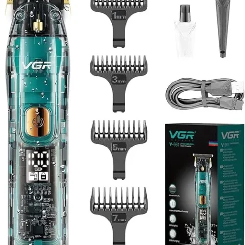 VGR V-961 ClearCut Pro – Trimmer Transparent me Ekran LED dhe IPX7