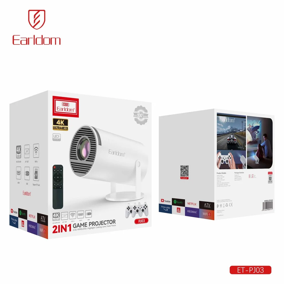 Mini projektor Earldom PJ03 me HDMI dhe USB - Figura 3