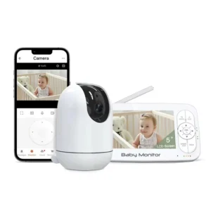 Baby Monitor BM5R 5” WiFi me Kamerë 1080P dhe Tuya Smart