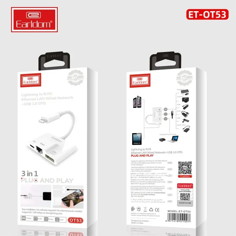 Earldom OT53 Adapter Transferues Multifunksional - Figura 5