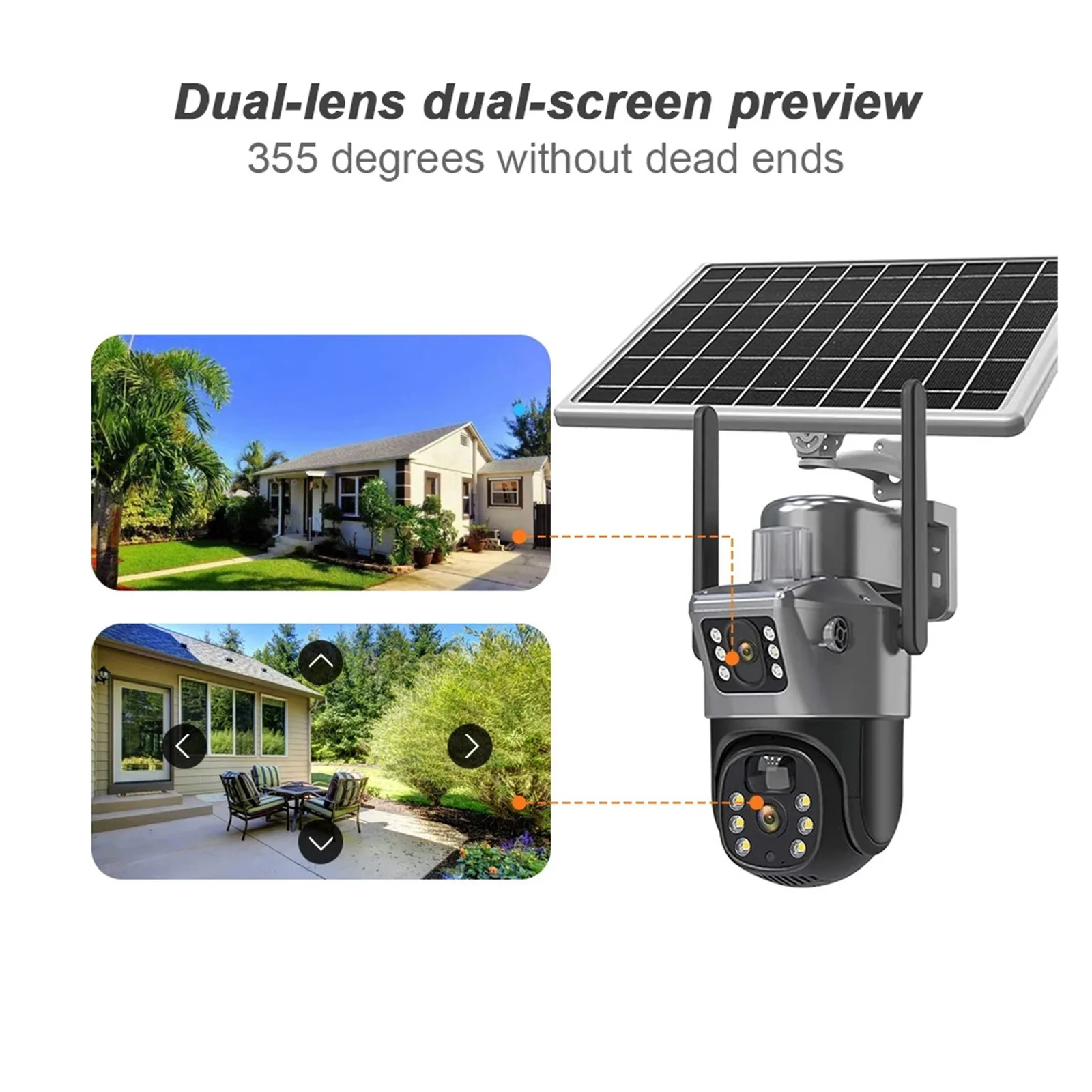 Kamerë Solare Dual Lens 8 Mp & 4G Sim - Figura 5