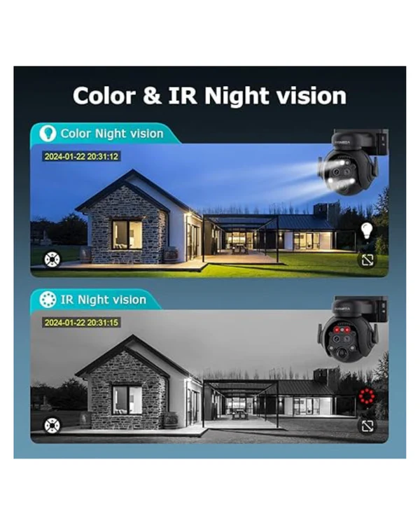 Kamera Solare me WIfi 6MP me zmadhim 12X ZOOM - Figura 3