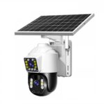 Kamerë Sigurie Solare PTZ me 2 Lente 8MP