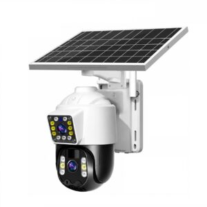 Kamerë Sigurie Solare PTZ me 2 Lente 8MP