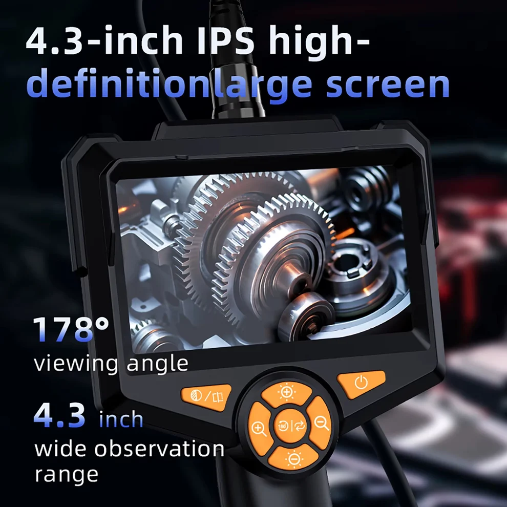 Kamerë Inspektimi Endoscope 4.3” HD 1080P me Ekran - Figura 2