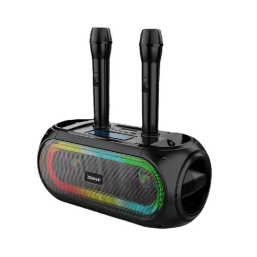 Zmadhues Zëri ZQS4247 Bluetooth Karaoke me 2 Mikrofona Wireless