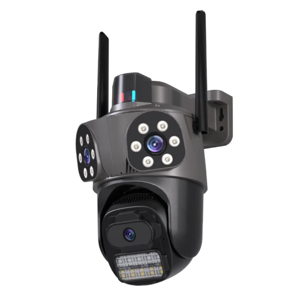 Kamerë sigurie WiFi MS-A35 me 3 lente – iCSee